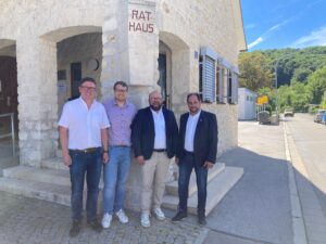 Zweite Bürgermeister der Verwaltungsgemeinschaft Saal und Teugn im Rathaus vorgestellt